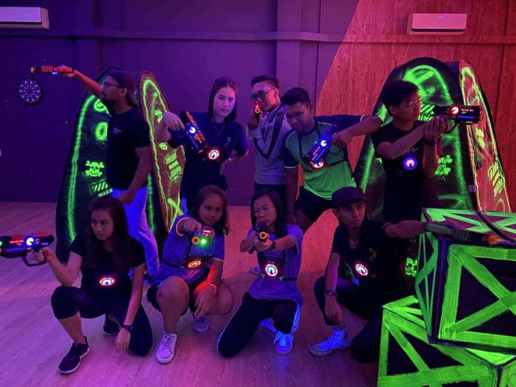 party games - laser tag