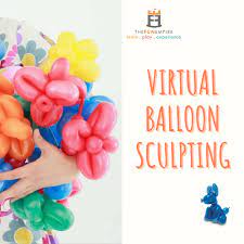 Virtual Balloon Sculpting Workshop - Virtual Team Building Australia